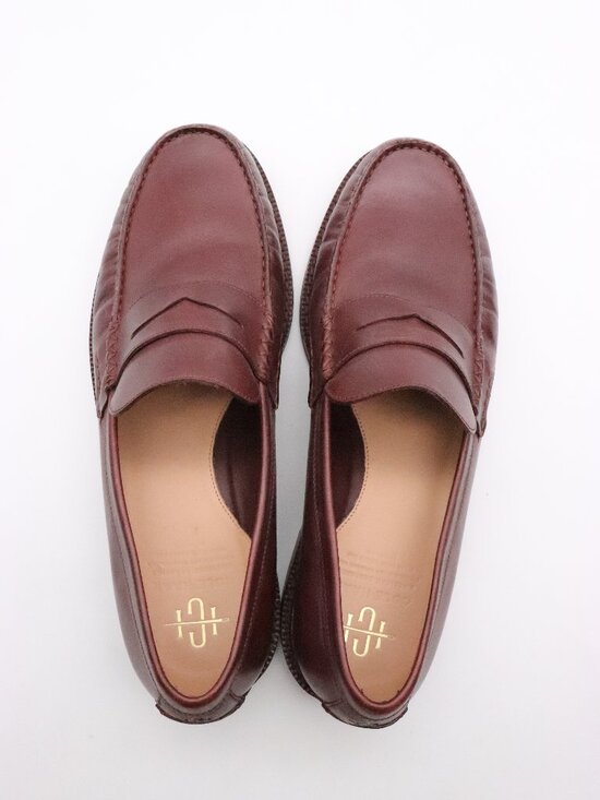 Cole Haan American Classic Penny Loafers Men\'s 11.5 M Red Burgundy Leather Shoes main image 4